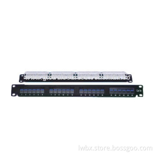 Cat.5e 24 ports patch panel
